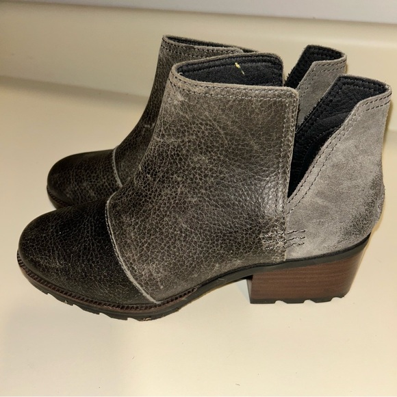 Sorel Ankle Moto Combat Style Boots Sz 7 - Picture 3 of 5